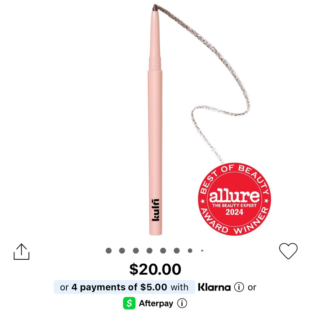 ❌SOLD❌ Kulfi Kajal Waterproof Eyeliner Shade Jamun Glaze